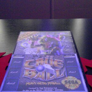 For Sale: Crüe Ball: Heavy Metal Pinball - SEGA Genesis